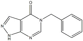 5-benzyl-1H-pyrazolo[3,4-d]pyrimidin-4(5H)-one Struktur