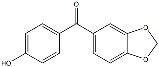 benzo[d][1,3]dioxol-5-yl(4-hydroxyphenyl)methanone 結(jié)構(gòu)式