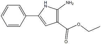 ethyl 2-amino-5-phenyl-1H-pyrrole-3-carboxylate Struktur