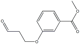 methyl 3-(3-oxopropoxy)benzoate Struktur