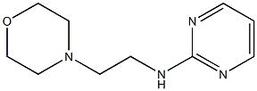 N-(2-morpholinoethyl)pyrimidin-2-amine Struktur