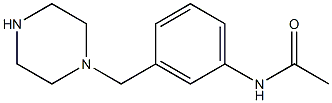 N-(3-(piperazin-1-ylmethyl)phenyl)acetamide Struktur