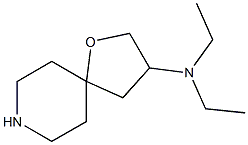 N,N-diethyl-1-oxa-8-azaspiro[4.5]decan-3-amine Struktur