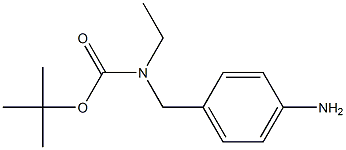 tert-butyl 4-aminobenzyl(ethyl)carbamate Struktur