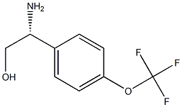 (R)-2-amino-2-(4-(trifluoromethoxy)phenyl)ethanol Struktur