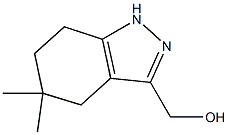 (5,5-Dimethyl-4,5,6,7-tetrahydro-1H-indazol-3-yl)-methanol Struktur