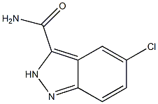 5-Chloro-2H-indazole-3-carboxylic acid amide Struktur