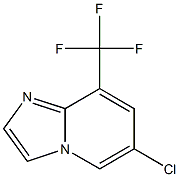 6-Chloro-8-trifluoromethyl-imidazo[1,2-a]pyridine Struktur