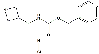 (1-Azetidin-3-yl-ethyl)-carbamic acid benzyl ester hydrochloride Struktur