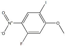 1-Fluoro-4-iodo-5-methoxy-2-nitro-benzene Struktur