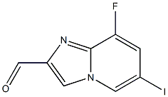 8-Fluoro-6-iodo-imidazo[1,2-a]pyridine-2-carbaldehyde Struktur