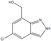 (5-Chloro-2H-indazol-7-yl)-methanol Struktur