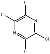 2,5-Dichloropyrazine-d2 Struktur