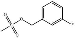 (3-FLUOROPHENYL)METHYL METHANESULFONATE Struktur