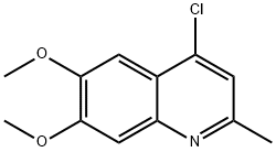 4-Chloro-6,7-dimethoxy-2-methylquinoline Struktur