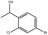 1-(4-bromo-2-chlorophenyl)ethanol Struktur