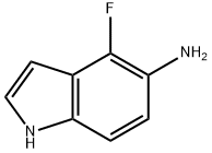 4-fluoro-1H-indol-5-amine Struktur