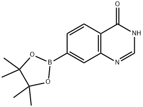 7-(Tetramethyl-1,3,2-dioxaborolan-2-yl)-1H-quinazolin-4-one Struktur