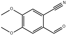 2-Formyl-4,5-dimethoxybenzonitrile Struktur