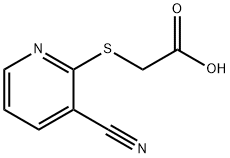 (3-Cyano-pyridin-2-ylsulfanyl)-acetic acid Struktur