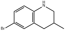 6-Bromo-3-methyl-1,2,3,4-tetrahydroquinoline Struktur