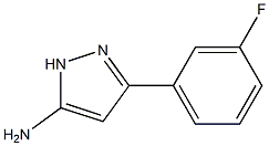 3-(3-fluorophenyl)-1H-pyrazol-5-amine(SALTDATA: FREE) Struktur