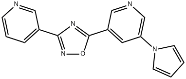 3-[3-(3-pyridinyl)-1,2,4-oxadiazol-5-yl]-5-(1H-pyrrol-1-yl)Pyridine