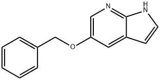 5-Benzyloxy-1H-pyrrolo[2,3-b]pyridine Struktur