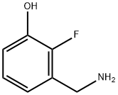 3-(aminomethyl)-2-fluorophenol Struktur