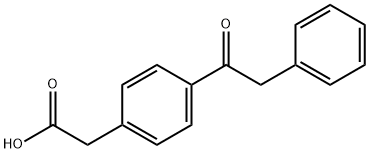 2-(4-(2-Phenylacetyl)phenyl)acetic acid Struktur