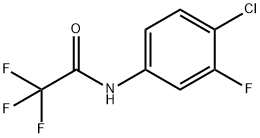 N-(4-Chloro-3-fluoro-phenyl)-2,2,2-trifluoro-acetamide Struktur