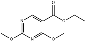 Ethyl 2,4-dimethoxypyrimidine-5-carboxylate Struktur