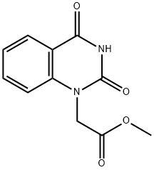 methyl 2-(2,4-dioxo-3,4-dihydroquinazolin-1(2H)-yl)acetate Struktur