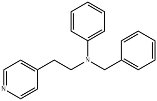 N-Benzyl-N-(2-(pyridin-4-yl)ethyl)aniline Struktur