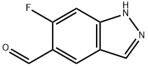 6-fluoro-1H-indazole-5-carbaldehyde Struktur