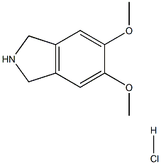 5,6-dimethoxyisoindoline hydrochloride Struktur