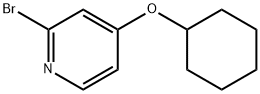 2-bromo-4-(cyclohexyloxy)Pyridine Struktur