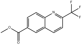 Methyl 2-(trifluoromethyl)quinoline-6-carboxylate Struktur