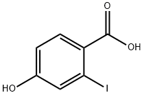 4-hydroxy-2-iodobenzoic acid Struktur