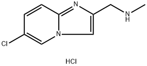 1-(6-chloroimidazo[1,2-a]pyridin-2-yl)-N-methylmethanamine dihydrochloride Struktur