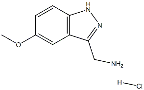 5-Methoxy-1H-indazol-3-yl-methylamine hydrochloride Struktur