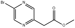 methyl 2-(5-bromopyrazin-2-yl)acetate Struktur