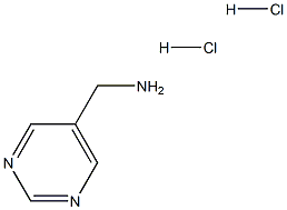 C-Pyrimidin-5-yl-methylamine dihydrochloride Struktur