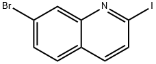 7-Bromo-2-iodoquinoline Struktur