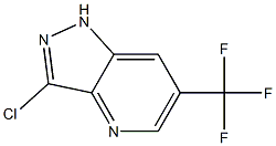 3-Chloro-6-(trifluoromethyl)-1H-pyrazolo[4,3-b]pyridine Struktur