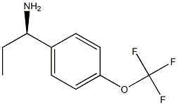 (1R)-1-[4-(TRIFLUOROMETHOXY)PHENYL]PROPYLAMINE Struktur