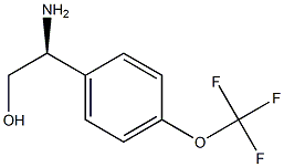 (2S)-2-AMINO-2-[4-(TRIFLUOROMETHOXY)PHENYL]ETHAN-1-OL Struktur