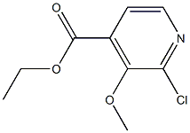 Ethyl 2-chloro-3-methoxyisonicotinate Struktur