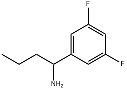 1-(3,5-DIFLUOROPHENYL)BUTAN-1-AMINE Struktur