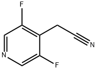 (3,5-Difluoro-pyridin-4-yl)-acetonitrile Struktur